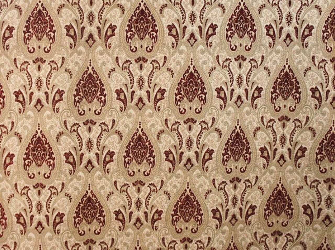 Sarah Upholstery & Drapery Fabric 100% Polyester, 54" Wide with Elegant Pattern Repeat